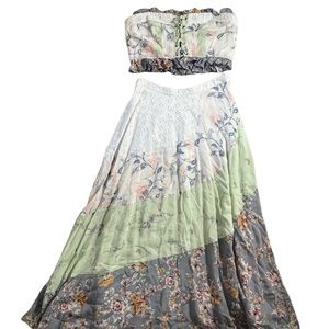 Floral Skirt Set